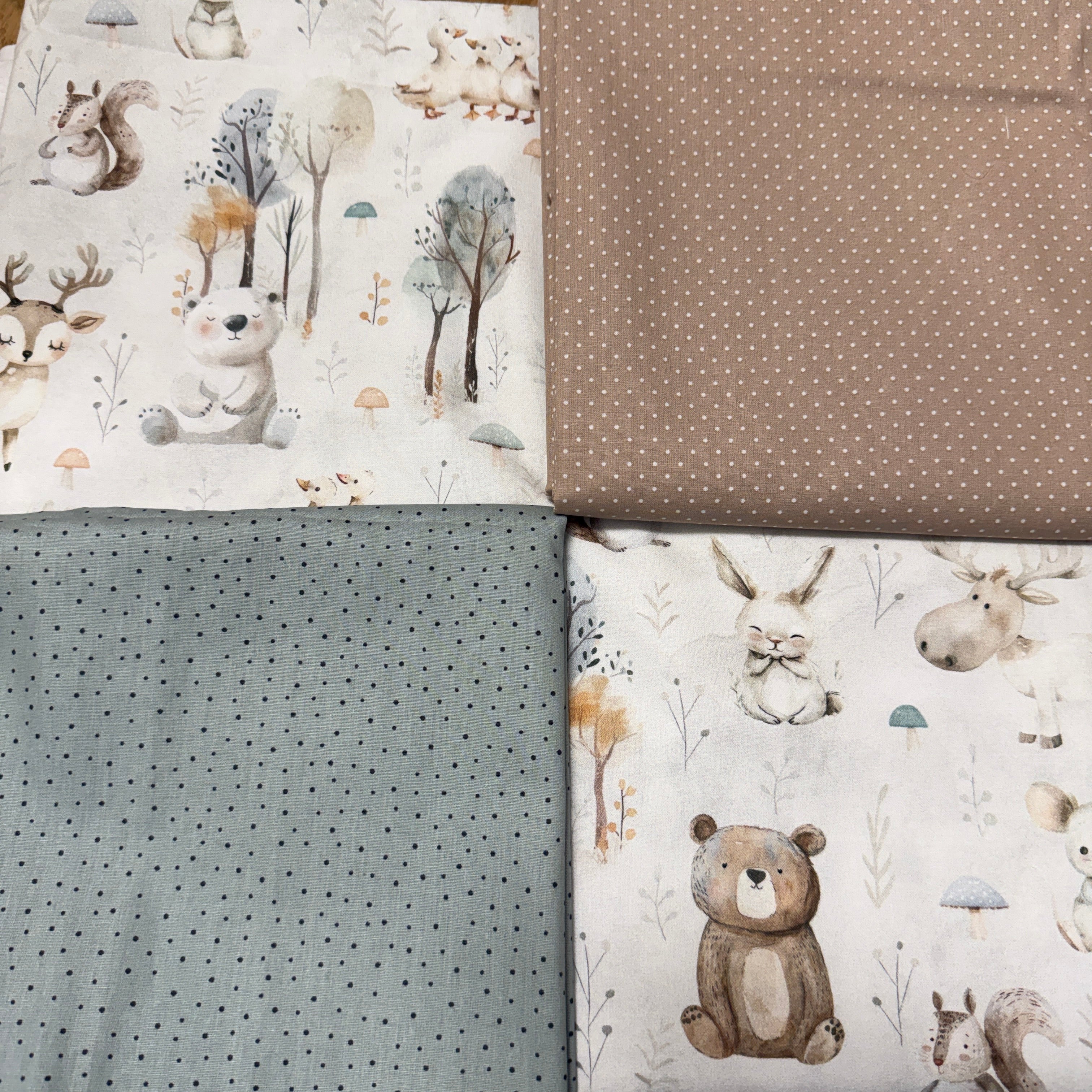 Krabbeldecke "Tiere im Wald" Modell 1